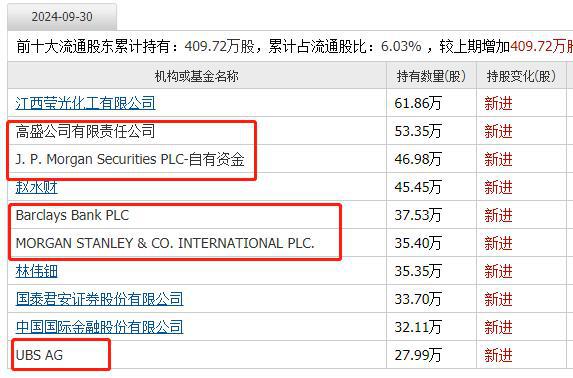 外资集体抄底这19家公司10大股东有一半都是知名外资新进场(图15)